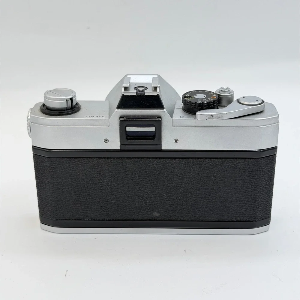Canon TX 35mm SLR Film Camera Body Vintage Silver Black FD Mount 175344